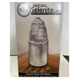 Natural Selenite Lamp. Desert Rose of Africa.