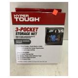 Hyper Tough Automotive 3Pocket Storage Net
