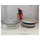 2 Serving Bowls and Pro Fresh Nutcracker