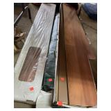 Three boxes of flooring.