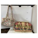 Vera Bradley purse & Bath & Body Works tote.