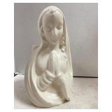 Haegar.  Praying Mary planter. 8in tall approx.