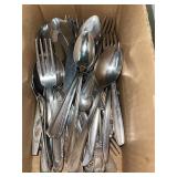 Assorted silverware / flatware.