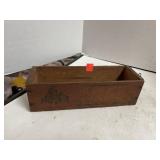 Wood cheese box.