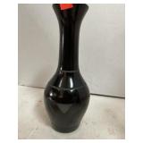Glass vase.  8in high