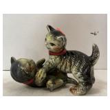 Enesco playful kittens figurine. 5in tall