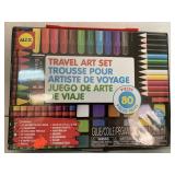 Travel Art Set.  80pc set.  In Carry case.