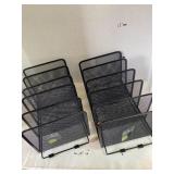 2 Universal One Stackable Mesh Metal Sorters