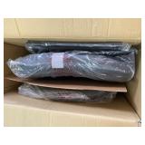 New Charcoal Armless Stack Chair