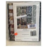 Creative Bath Print Shower Curtain. 72x72 in