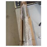 2 New Chrome Finish Crowd Control Posts  36 in