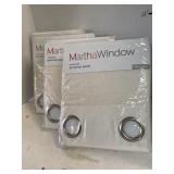 Four New Martha Window Grommet Panel 108 in