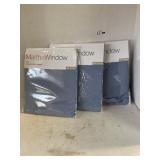 3 New Martha  Window Rod Pocket Panels 95 in