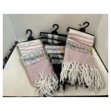 3 ct. - Fringe Scarves