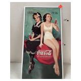 Metal Coca Cola 50th Anniversary Sign - 16 in. x