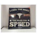 Top Gun Metal Sign - 15 in. x 15 in.
