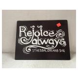 Metal Bible Verse Sign - 8.5 in. x 11 in. - 1st