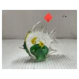 Glass Fish & Reef Sculpture - Paperweight?