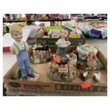 5 ct. - Ceramic Garden Themed Figurines