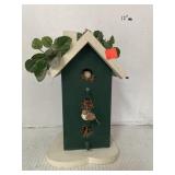 Decorative Wooden Bird House - approx. 10 in. x 6