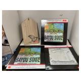 4 ct. - Cutting Boards - Tempered Glass & Wood