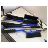 5 deluxe ice scrapers w/ snow brush.