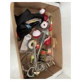 Lot of Fishing Equipment - Bobbers, Stakes, etc.