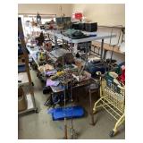 2 ct. - Vintage Fishing Poles & 1 ct. Reel