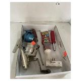 Lot of Fishing Reels, Flex Glue, & more