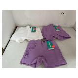 3 ct. - Garanimals Girls Shorts (for 3-6 months)