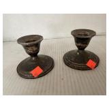 2 ct. - Sterling Silver Candle Holders