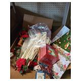 Box Lot of Christmas Decor & Other Decors &