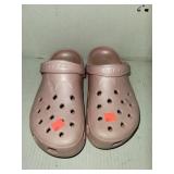 Ladies Pink Crocks Sz Lg