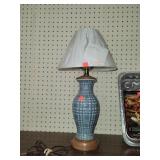 Ceramic Table Lamp 19 Inches W/ Shade Works