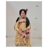 Indian Doll W/ Stand