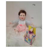 Danbury Mint Jack in Box Porcelain Doll