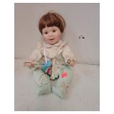 Danbury Mint Porcelain Doll "Key To Your Heart"