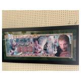 Larry Bird Framed Picture Approx 43 x 19 inches