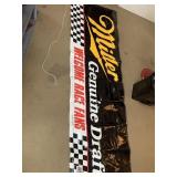 Miller Genuine Draft Banner approx 95 x 35 inches