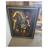 Large Framed Picture 35 x 46 Inches