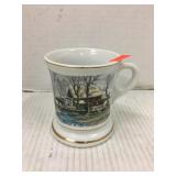 Vintage Mustache Mug
Winter in the Country Scene