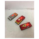 VTG tin cars
Ice cream car, oven fresh bread