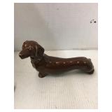 VTG Dachshund Hat Pin Holder
Approximately 9in