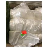 Qty. 6 Rolls of trash bags Clear plastic