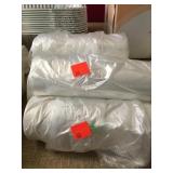 Qty. 6 Rolls of Trash Bags Clear plastic