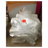Qty. 6 Rolls of Trash Bags Clear Plastic