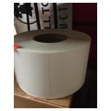 Qty. 1 box White Label Rolls
White 4x3 Blank