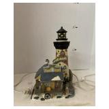 Ceramic Lighthouse Beach Light - approx. 12 in.
