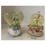 2 ct. - Floral & Pony Snow Globes