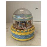 Vintage Willitts Carousel Snow Globe